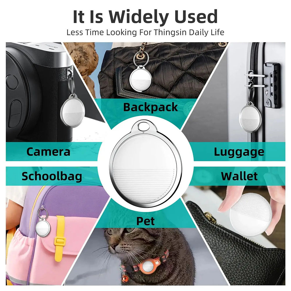 Smart Bluetooth Tracker Key Finder Works with Apple Find My Anti-Lost Locator Tag