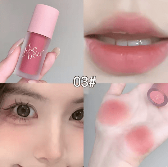 Gege Bear Multi Use Cream Blush and Velvet Matte Lip Glaze