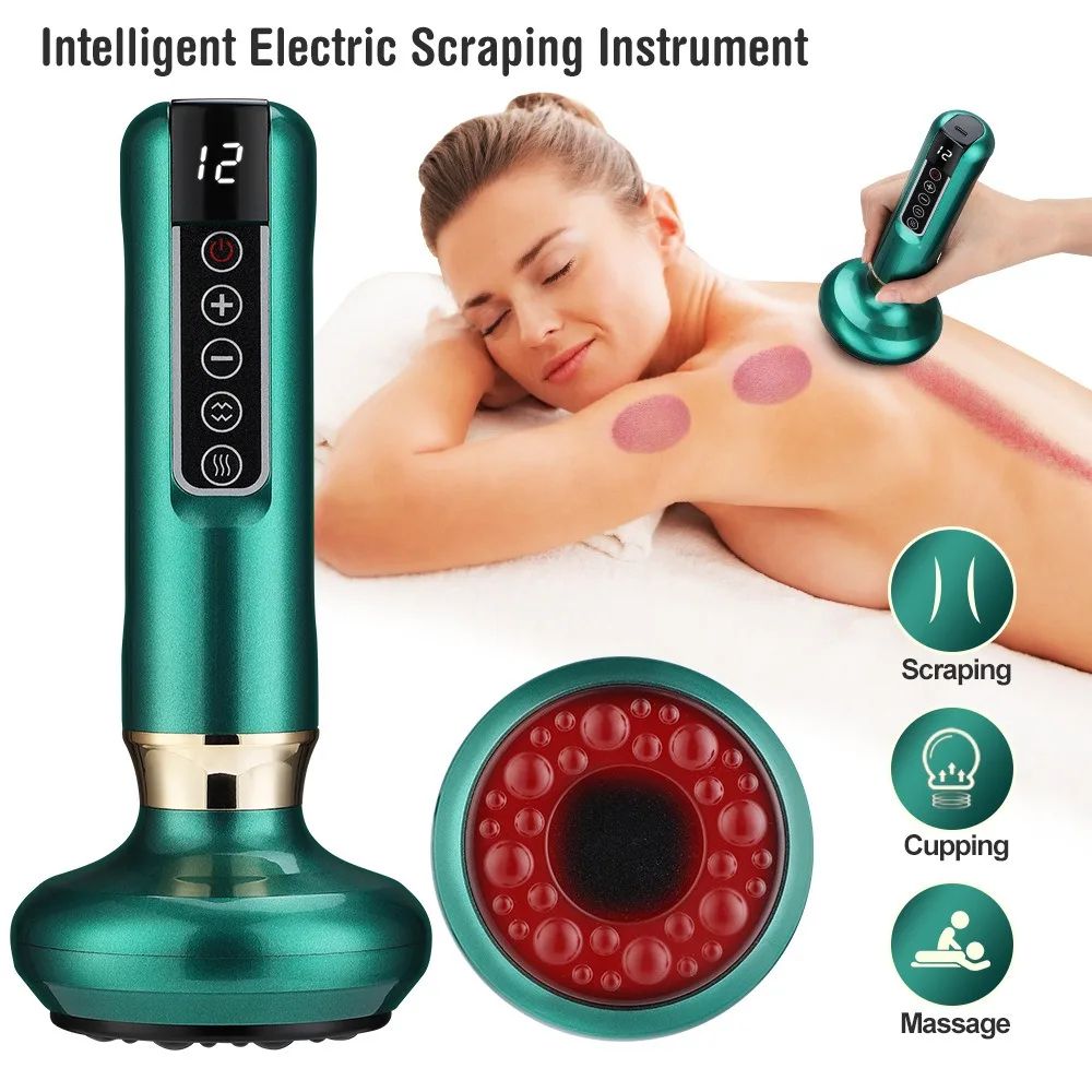 Smart Vacuum Cellulite Massager with Red Light Therapy and Heat