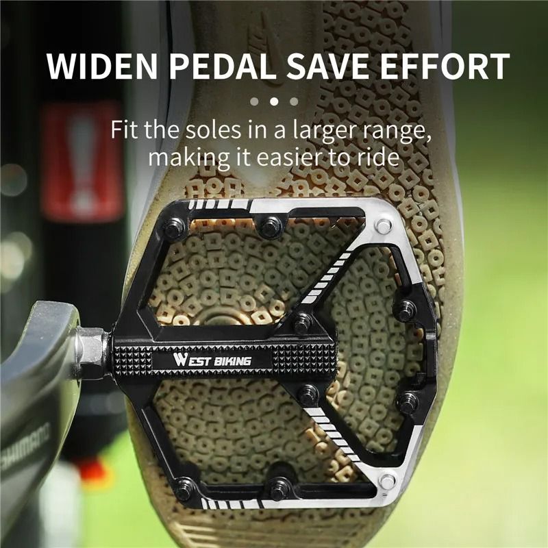 Bicycle Pedals Alloy Anti Slip MTB Road Bike Pedals with Sealed Bearing
