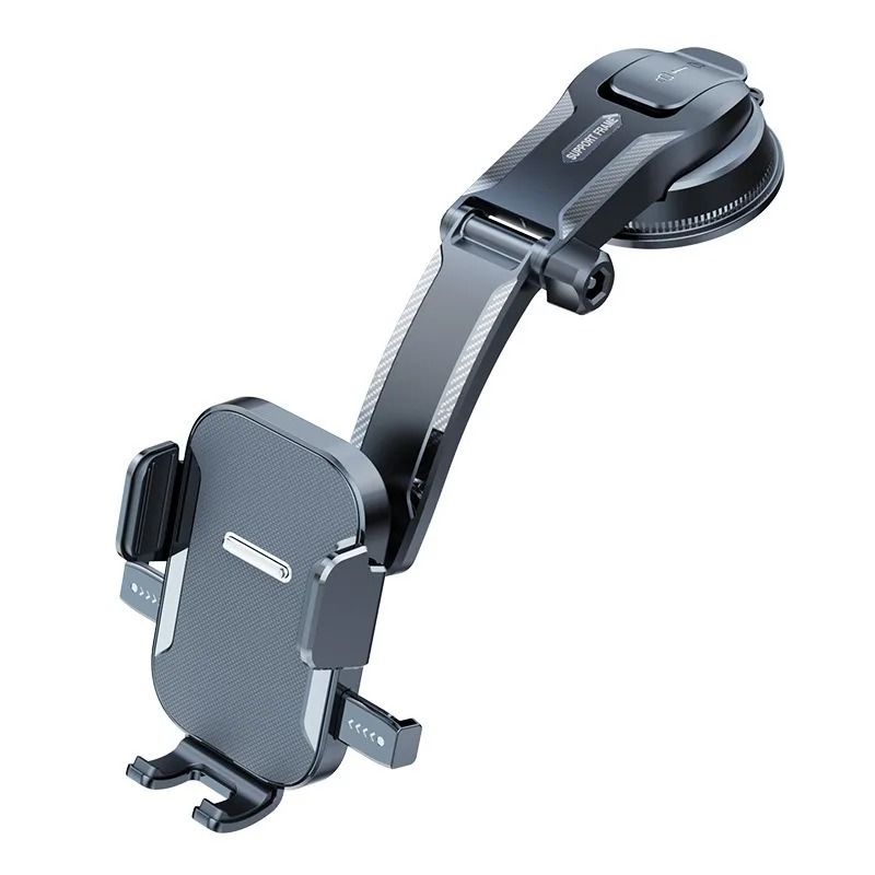 360° Rotatable Multifunctional Car Phone Holder – Strong Vacuum Suction Mount