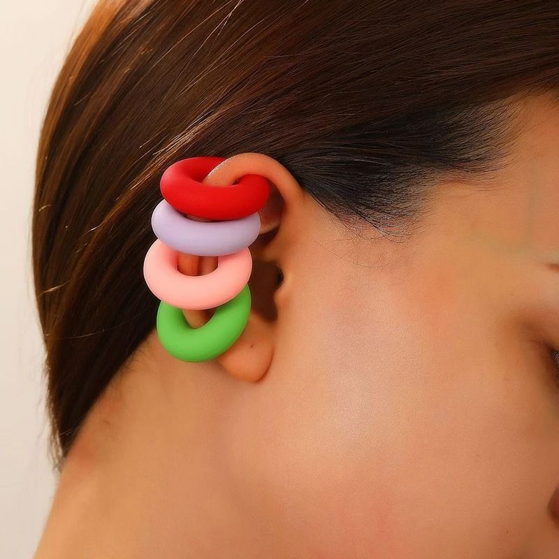 4-Piece C-Shaped Non-Pierced Ear Clip Set