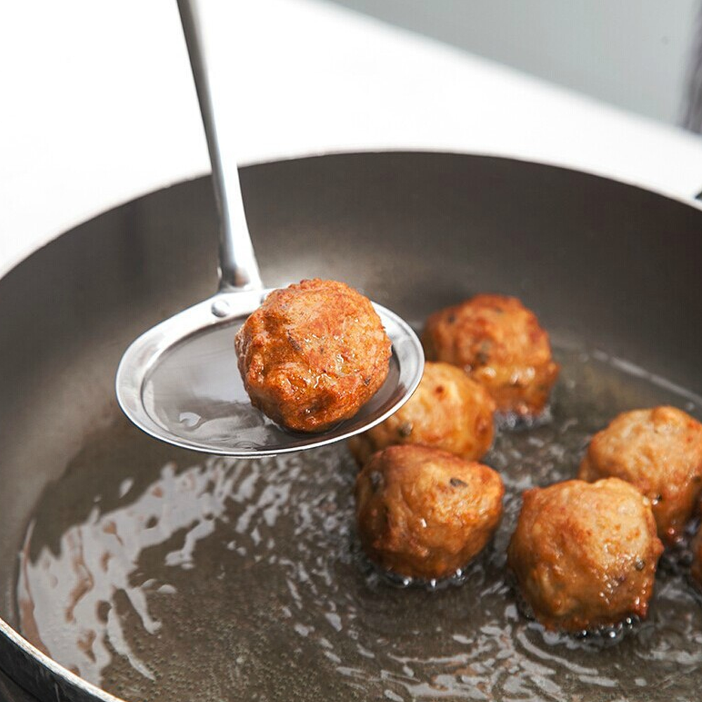Stainless Steel Oil Colander Spoon