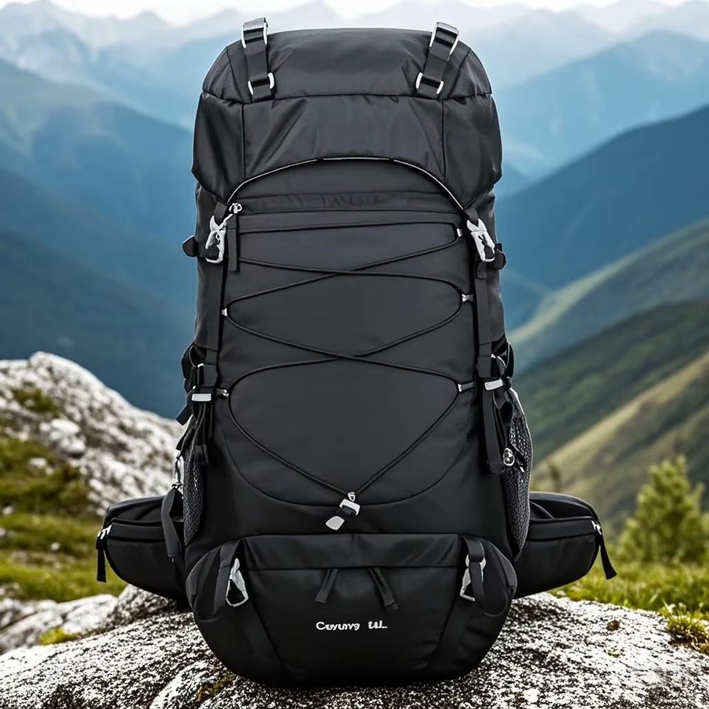 RuggedTrail 50L Waterproof Hiking and Camping Backpack