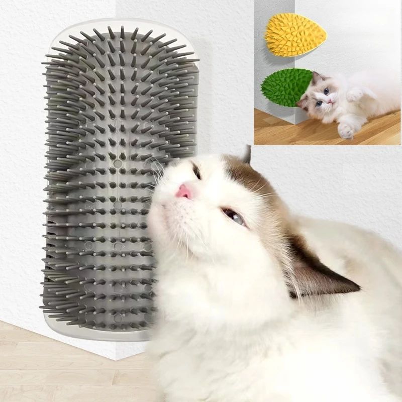 Cat Scratcher Grooming Massager Brush