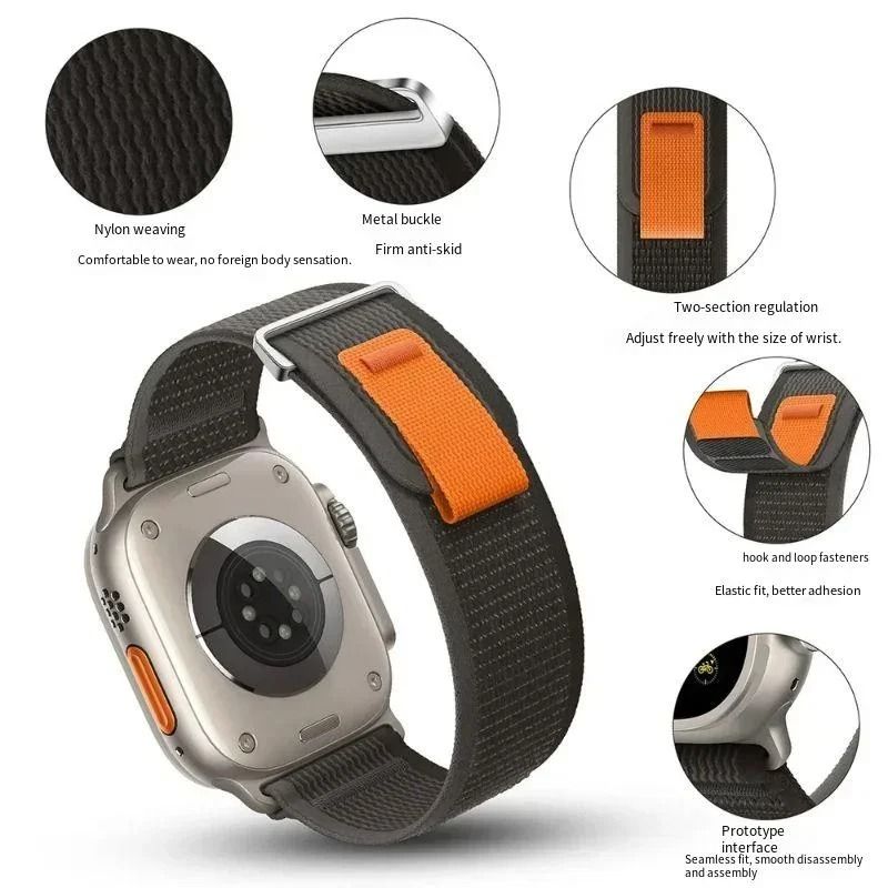 Trail Loop Strap for Apple Watch Ultra Series 8 7 6 SE