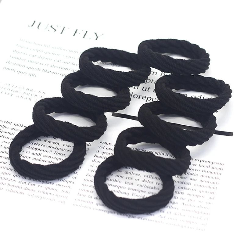 20PCS High Elastic Jacquard Hair Ties