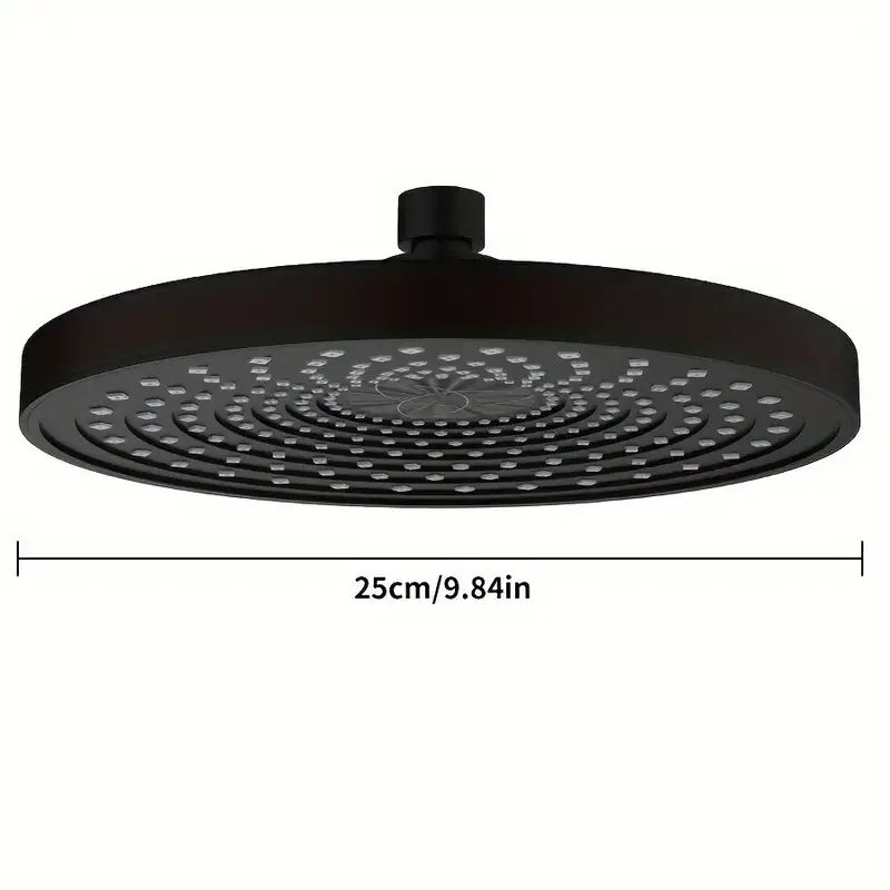 Large-Flow 10 Inch Rainfall Shower Head – High Pressure Water-Saving Top Sprayer