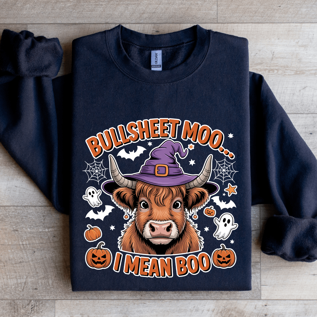 Bullsheet Moo I Mean Boo Sweatshirt