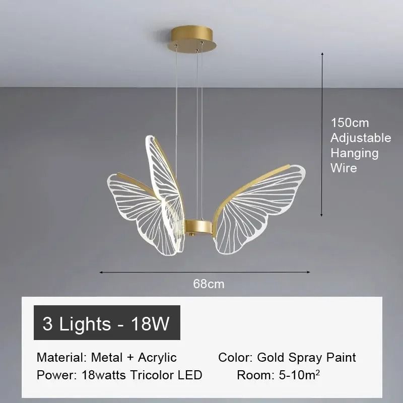 Synchronize your sanctuary with the high-definition, high-vibration energy of our Butterfly Chandelier. Featuring a soph