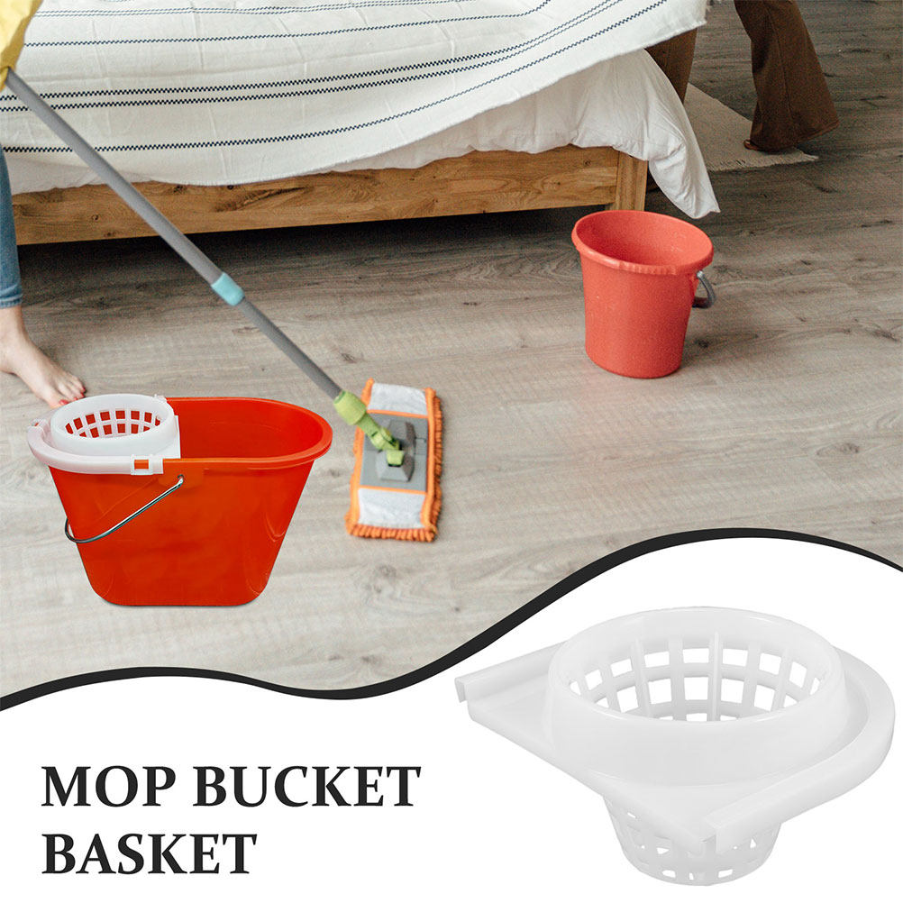 Mop Bucket with Manual Squeezer, Drainage Basket, and Quick Dry Dehydration Feature for Easy Cleaning