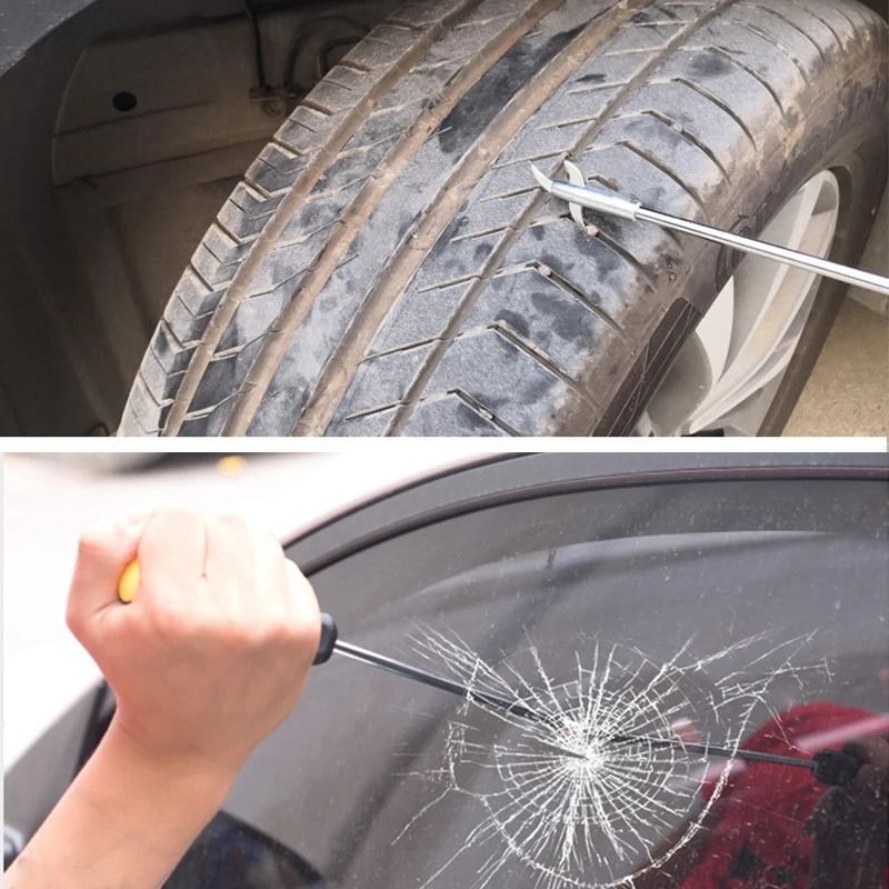 Universal Tire Stone Remover Cleaning Hook Screwdriver Repair Tool