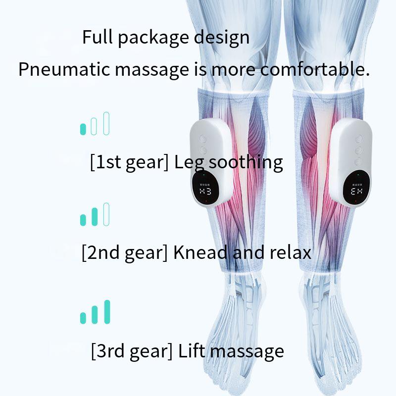 Air Pressure Calf Hot Compress Massager, Wireless Smart Leg Massager, 3 Mode Adjustable Relax Foot Calf Muscle
