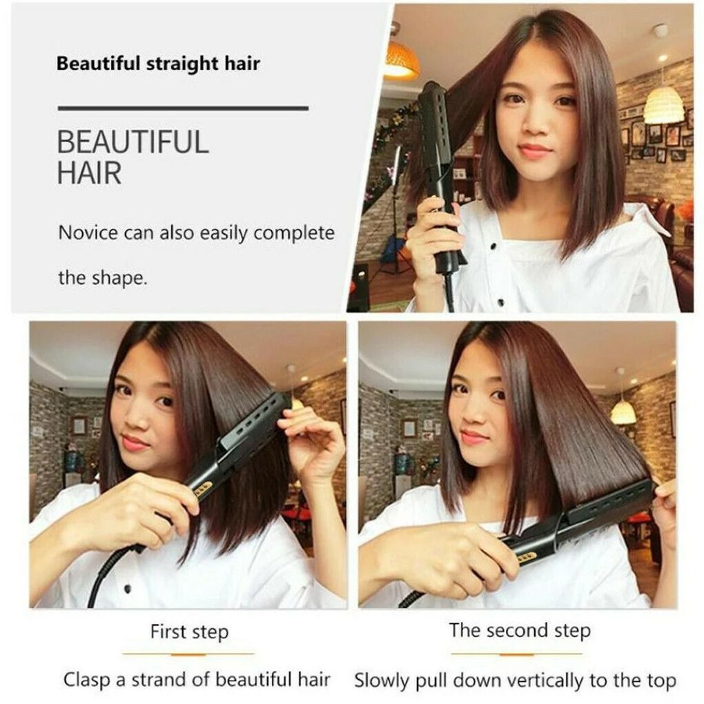 Hair Straightener with 4 Temperature Settings and Ceramic Tourmaline Ionic Plates