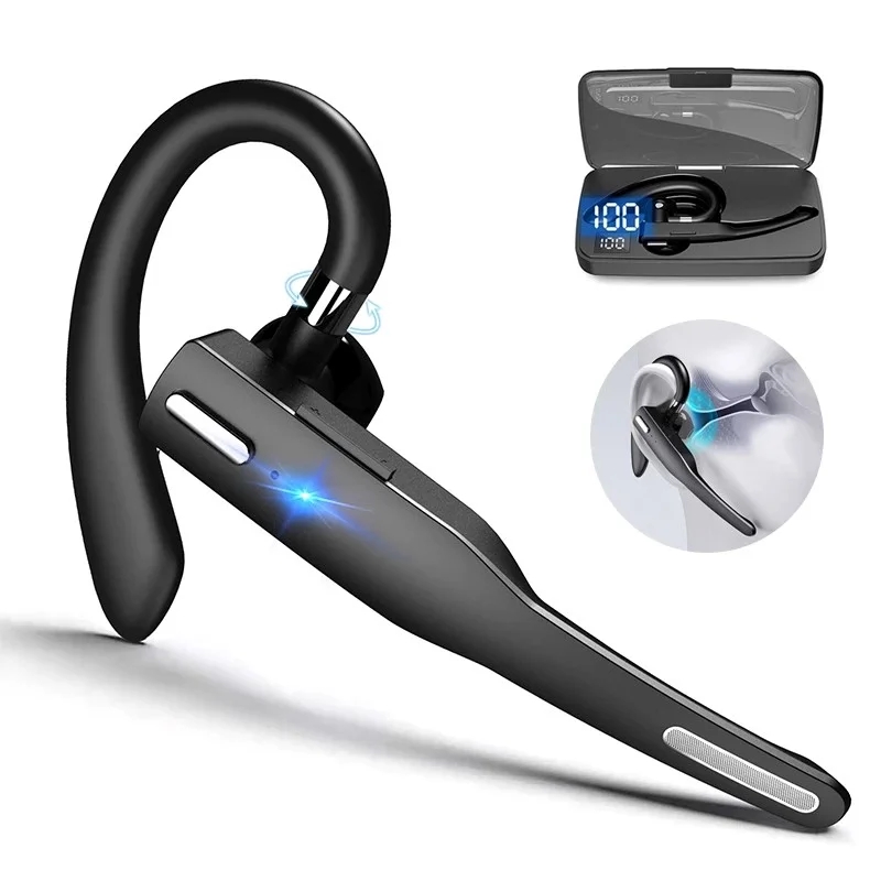 Trucker Bluetooth Headset, Dual Mic, Noise Cancelling & Hands-Free Communication