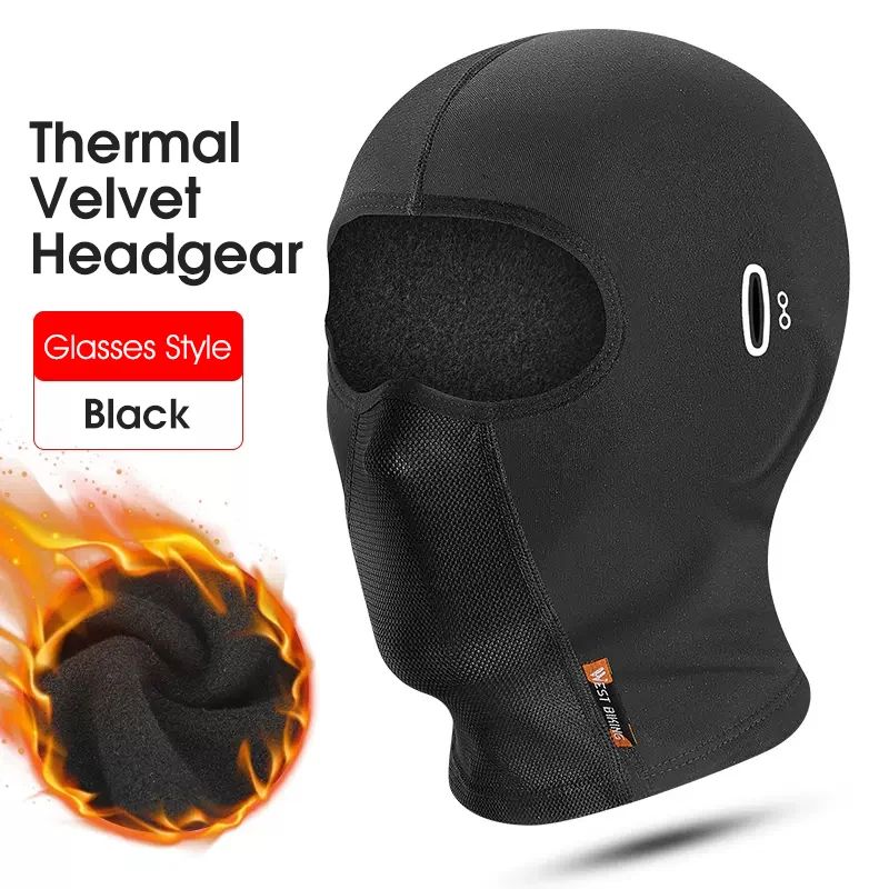 WEST BIKING Winter Fleece Balaclava Windproof Thermal Face Mask
