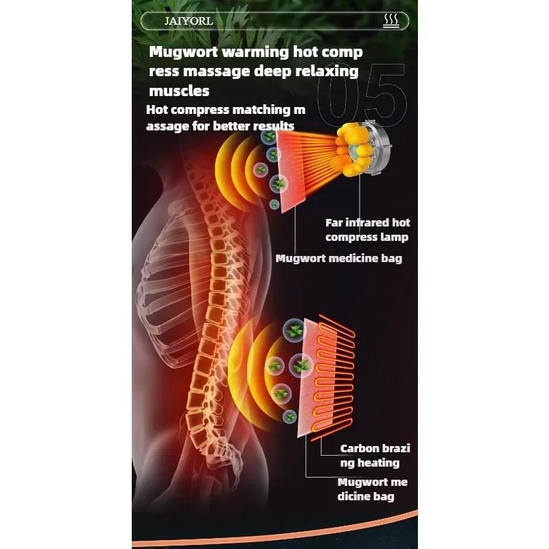 Electric Full Body Massage Mattress with Heating and Hand Control