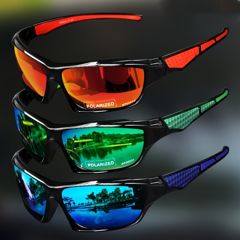 Polarized Sports Sunglasses – Glare-Free Vision for Cycling, Driving &