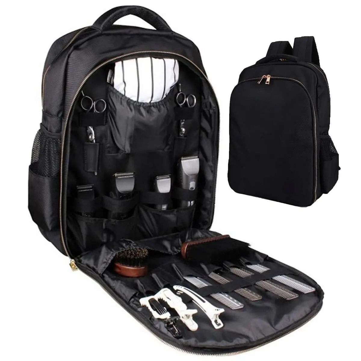Barber Supplies Backpack Large Capacity Clippers Organizer Hairstylist Tools Storage Travel Bag