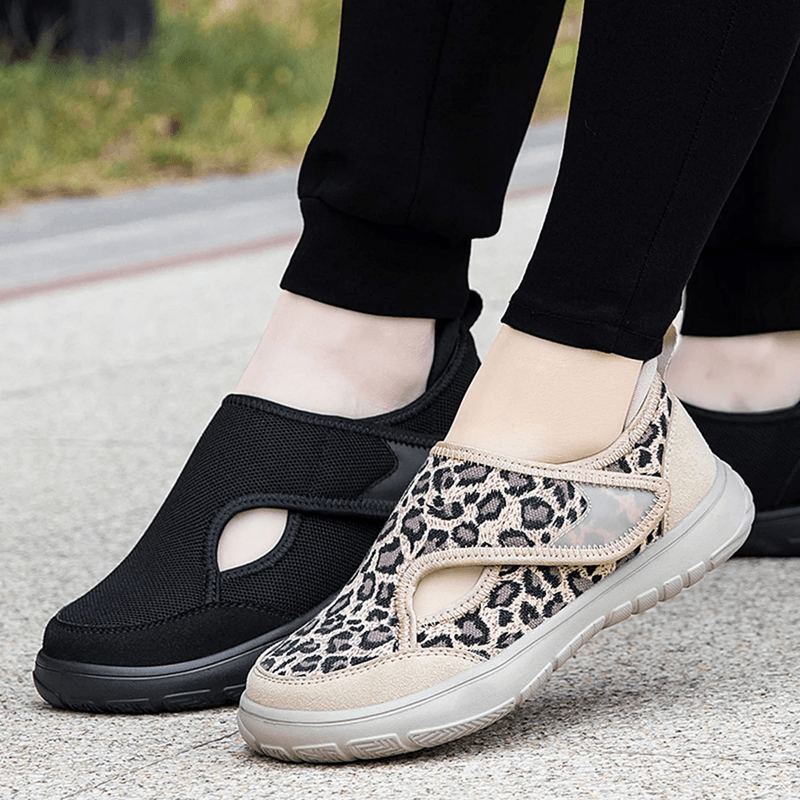ComfortStride Diabetic Walking Shoes Wide Orthopedic Slip On Sneakers with Adjustable Closure