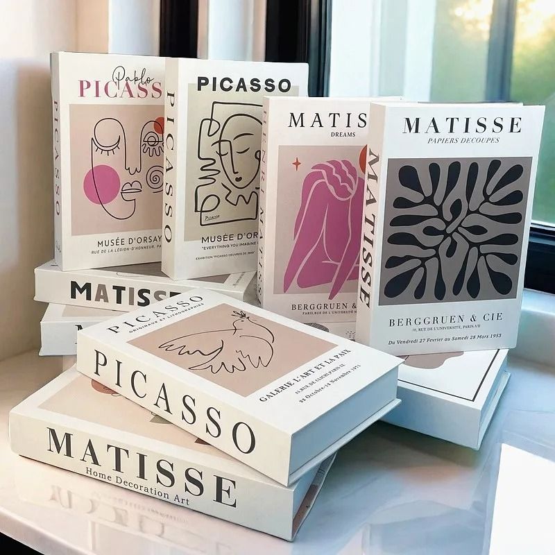 Matisse & Bauhaus Decorative Books – High-Definition Literary Architectural Sculpture