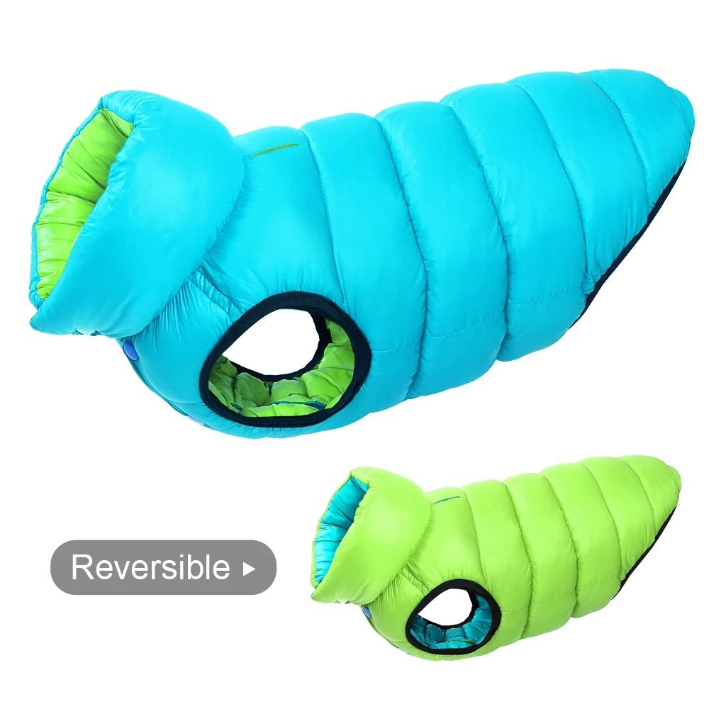 Reversible Waterproof Winter Dog Jacket Thick Warm Pet Coat