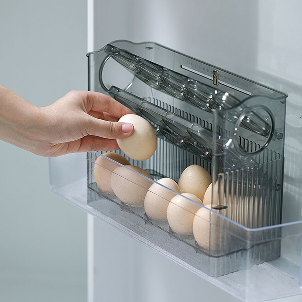 Egg Storage Box Refrigerator Organizer