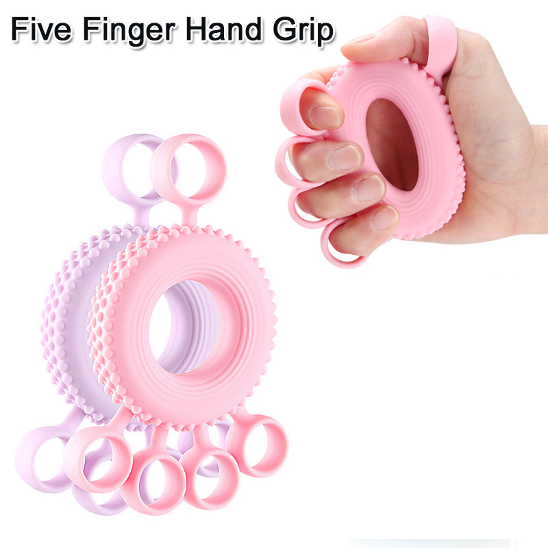 Finger Flexibility Finger Exerciser, Silicone Grip Strength Trainer, Hand Grip Strengthener, Anti Slip Exercise Tool