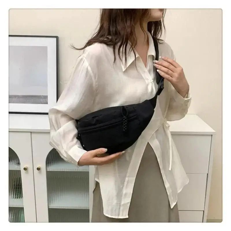 Waterproof Canvas Crossbody Bag for Women One-Shoulder Casual Sports Bag