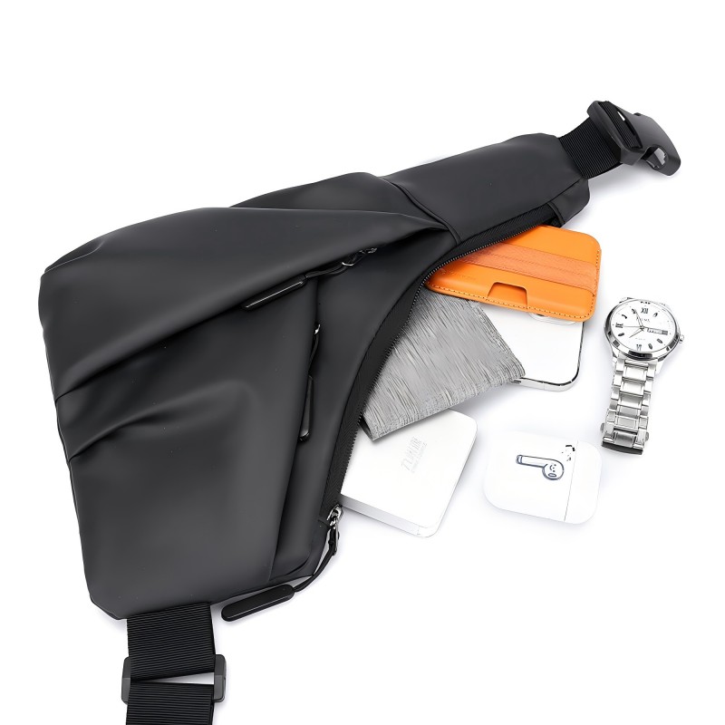Casual Chest Bag, Anti-Theft Triangle, Adjustable Strap, for Men, Travel, Outdoor Activities, Commuting