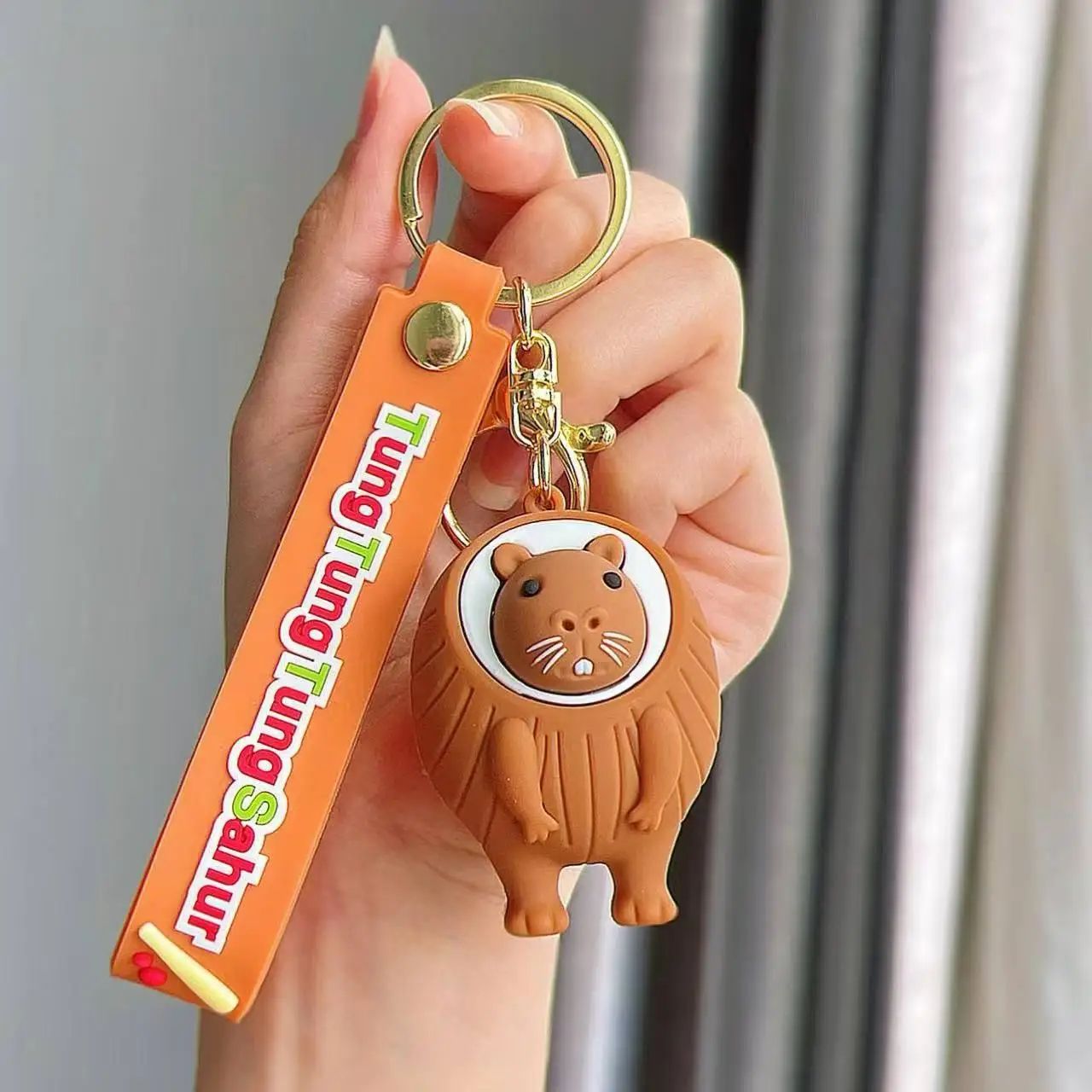 Creative Character Wrist Strap Keychain Pendant – Collectible Figurine Bag Charm