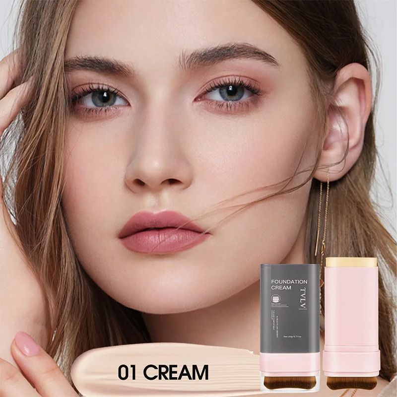 TVLV Waterproof Concealing Foundation Stick with Built In Brush