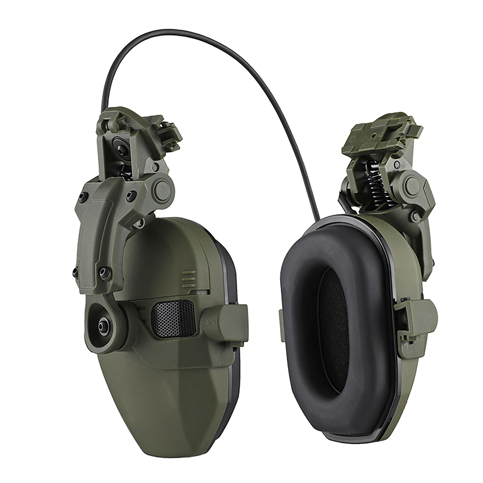 Active Helmet Mounted Earmuffs – Electronic Hearing Protection for Shooting and Hunting