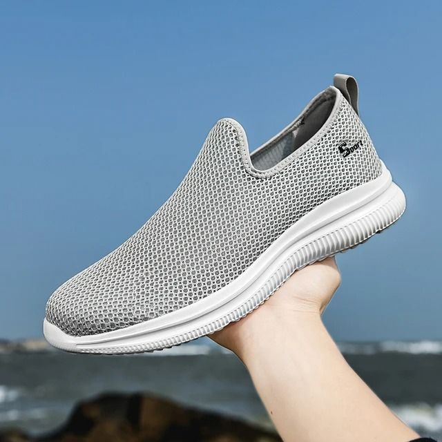 Breathable Summer Loafers Men Lightweight Casual Walking Shoes