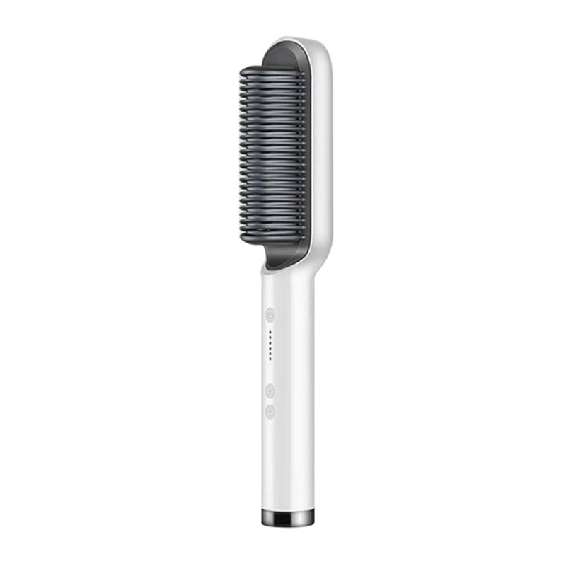 Electric Hair Straightener Brush – Professional Ceramic Fast-Heating Hair Styler