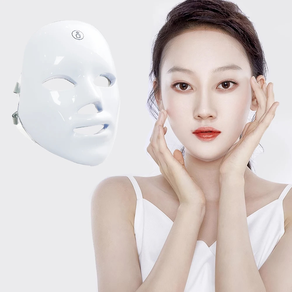 LED Facial Mask for Skin Rejuvenation – Photon Therapy Face Mask for Anti-Acne & Wrinkle Removal