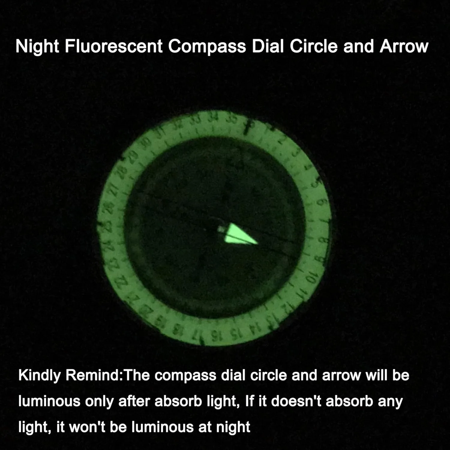Precision Tactical Survival Compass Waterproof Military Lensatic Navigation Tool