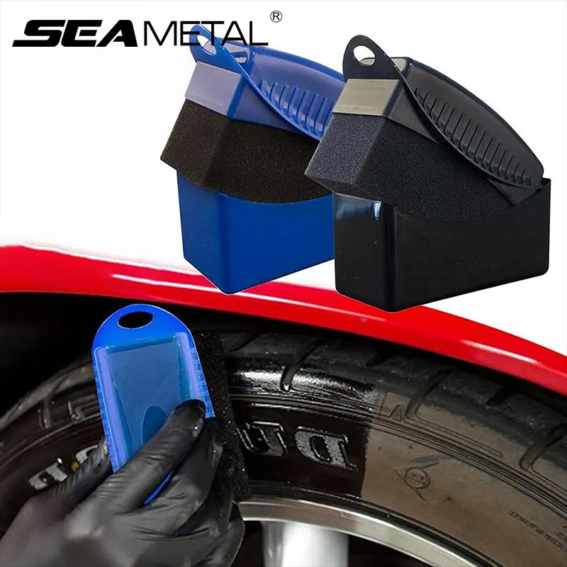 Car Wheel Polishing Sponge Brush Premium ABS Tire Detailing & Waxing Applicator for Perfect Finish