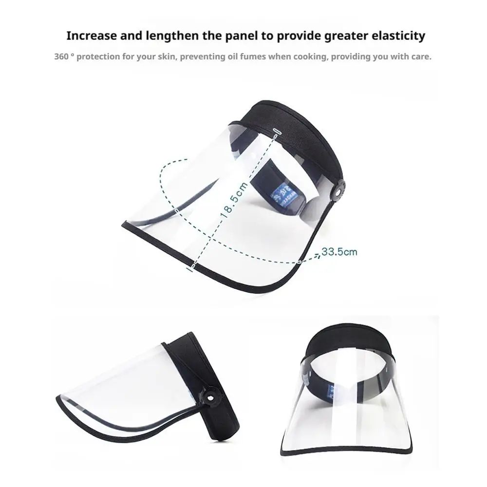 Transparent Face Shield Sun Hat