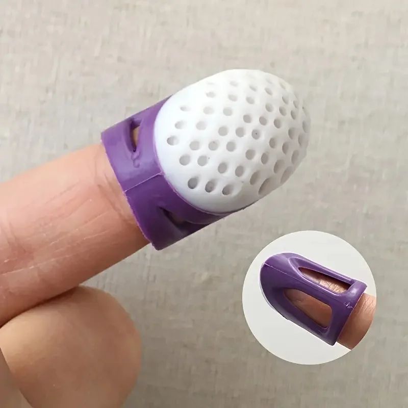 SoftGrip Silicone Sewing Thimble – 2-Pack Anti-Slip Set for Embroidery & Craft