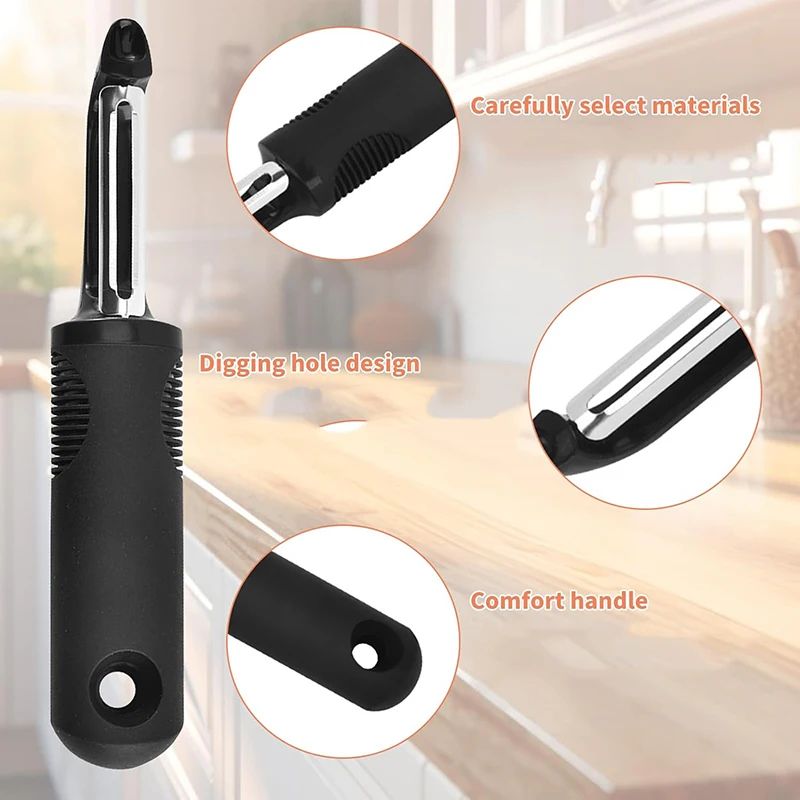 Precision Glide Swivel Vegetable Peeler – Stainless Steel Potato & Apple Peeling Tool