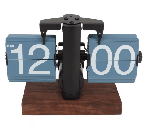 TimeFlip Aesthetic Digital Down Clock with Large Display & Auto Time Adjustment