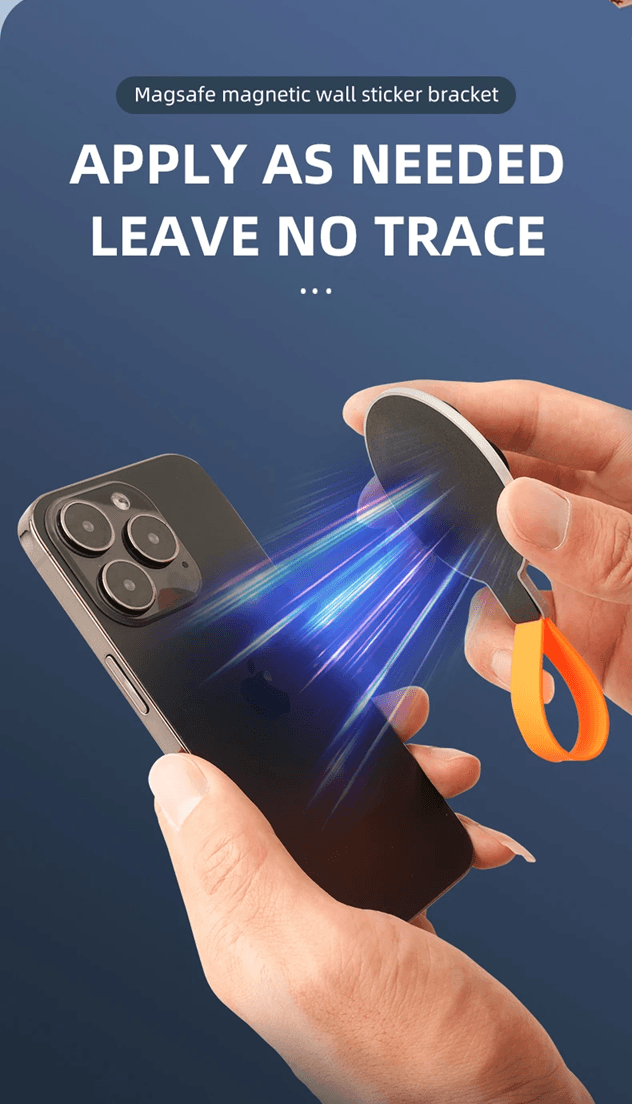 Magnetic Phone Holder Silicone Grip Stand with Strong Suction