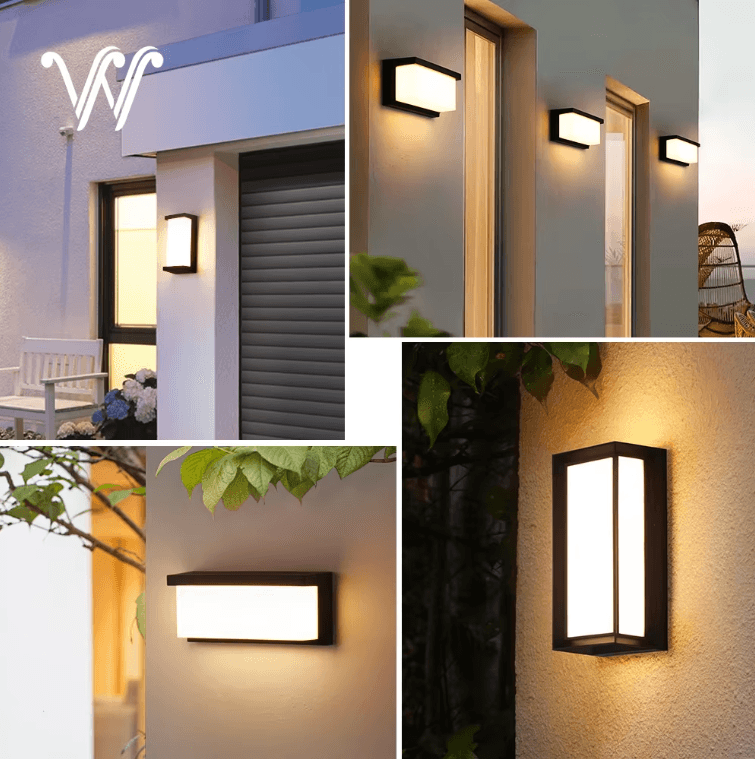 24W IP65 Waterproof LED Outdoor Wall Lamp – Modern Porch & Garden Light