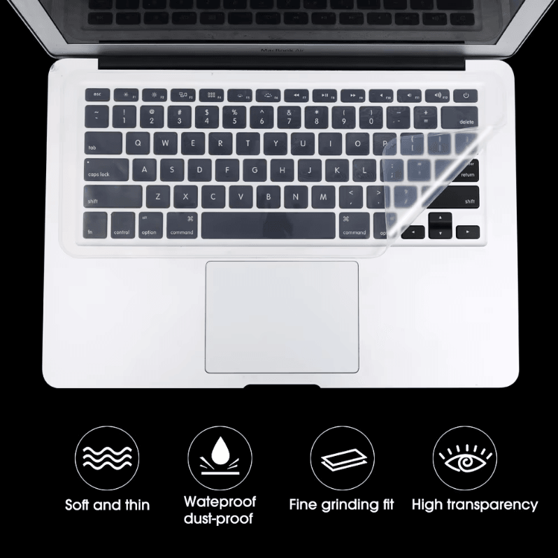 Universal Silicone Laptop Keyboard Cover – Waterproof Dustproof Protector for 13–17 Inch Notebooks
