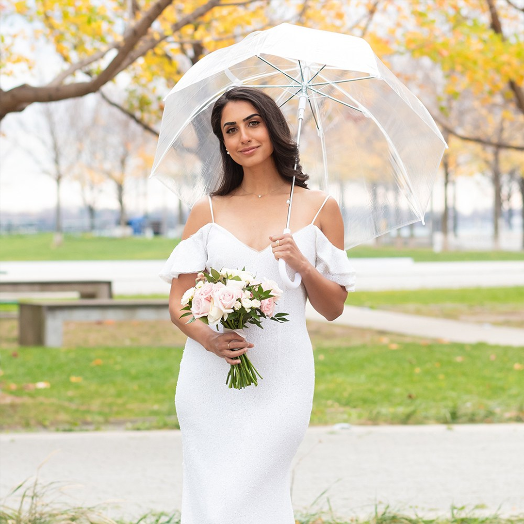 8-Rib Transparent Bubble Umbrella