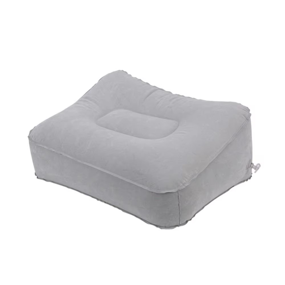 Inflatable Footrest Pillow for Travel and Office Relaxing Air Cushion for Leg Support