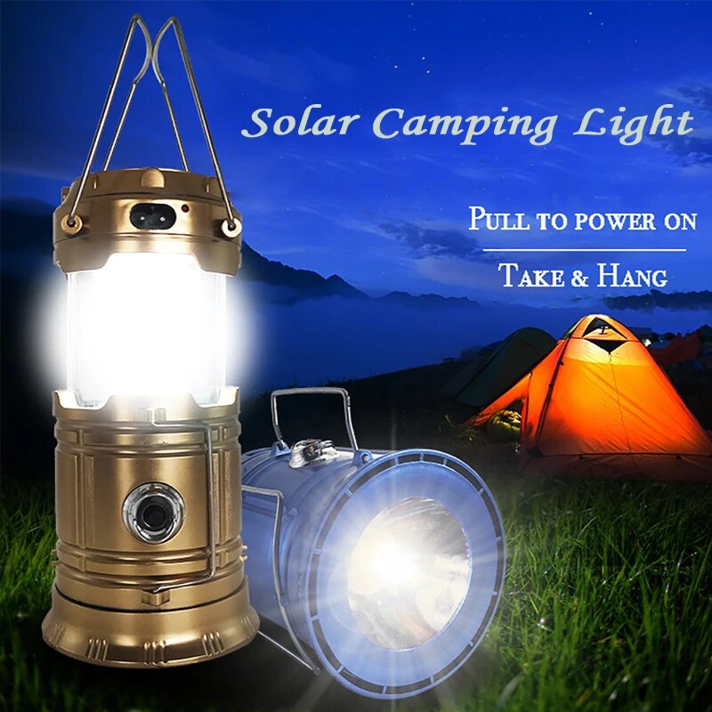 USB Rechargeable Camping Lantern: Waterproof Outdoor Lighting Torch