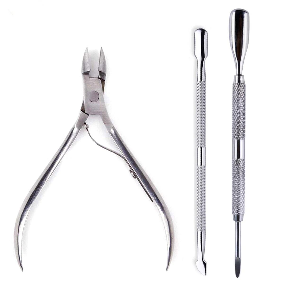 4-Piece Professional Stainless Steel Manicure Kit – Precision Grooming Set