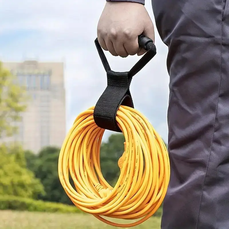 Heavy-Duty Extension Cord Organizer with Handle Multipurpose Storage Strap for Garages, RVs, and Boats